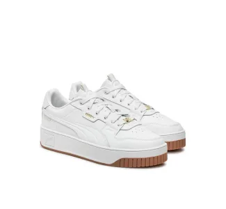 Puma Carina Street Lux Γυναικεία Flatforms Sneakers Λευκό