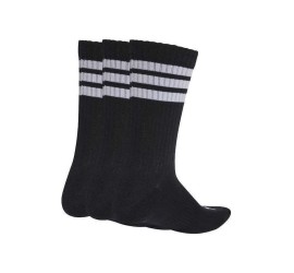 Adidas Αθλητικές Κάλτσες Μαύρες 3 Ζεύγη