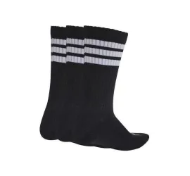 Adidas Αθλητικές Κάλτσες Μαύρες 3 Ζεύγη