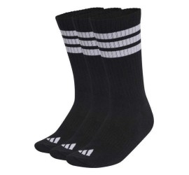 Adidas Αθλητικές Κάλτσες Μαύρες 3 Ζεύγη