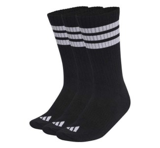 Adidas Αθλητικές Κάλτσες Μαύρες 3 Ζεύγη