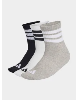 Adidas Αθλητικές Κάλτσες Πολύχρωμες 3 Ζεύγη