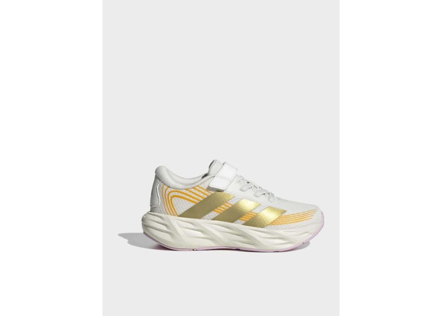 Adidas Galaxy 8 Αθλητικά Παιδικά Παπούτσια Running με Σκρατς Μπεζ