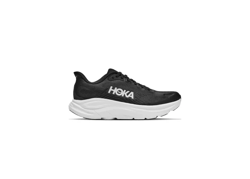 HOKA Clifton 11 Wide Ανδρικά Αθλητικά Παπούτσια Running Μαύρα