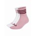 Adidas Mid Mid Αθλητικές Κάλτσες Ροζ 3 Ζεύγη