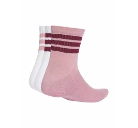 Adidas Mid Mid Αθλητικές Κάλτσες Ροζ 3 Ζεύγη