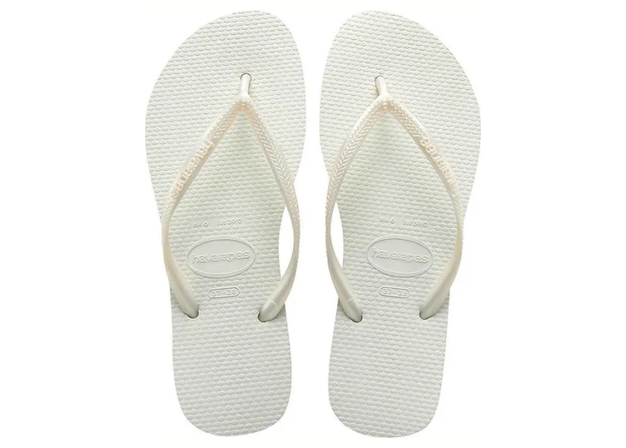 Havaianas Slim Σαγιονάρες σε Λευκό Χρώμα