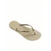 Havaianas Slim Logo Σαγιονάρες Sand Grey / Light Golden