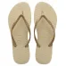 Havaianas Slim Logo Σαγιονάρες Sand Grey / Light Golden