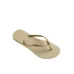 Havaianas Slim Logo Σαγιονάρες Sand Grey / Light Golden