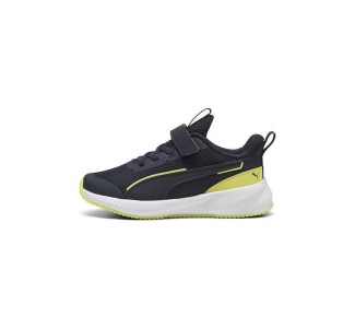 Puma Flyer 3 Ac+ Ps Αθλητικά Παιδικά Παπούτσια Running με Σκρατς Navy Μπλε