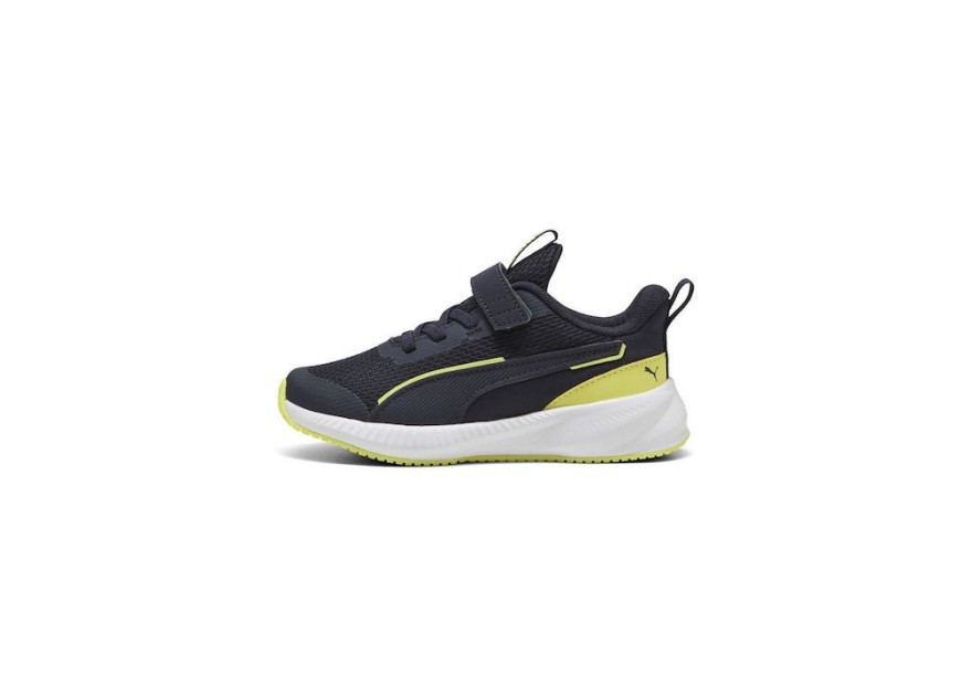 Puma Flyer 3 Ac+ Ps Αθλητικά Παιδικά Παπούτσια Running με Σκρατς Navy Μπλε