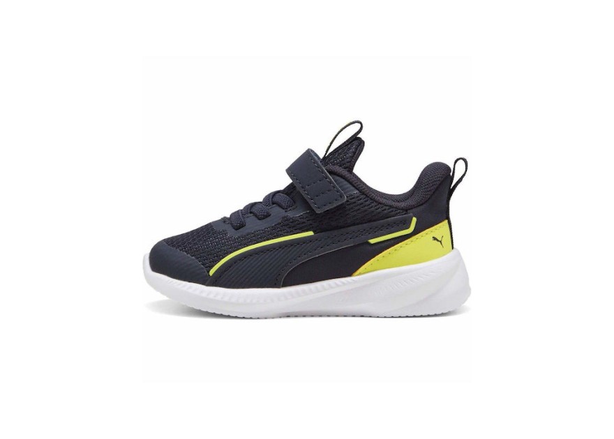 Puma Flyer 3 Ac Inf Αθλητικά Παιδικά Παπούτσια Running με Σκρατς Μαύρα