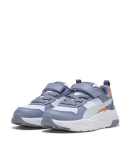 Puma Trinity 2 Lt Αθλητικά Παιδικά Παπούτσια Running με Κορδόνια Γκρι