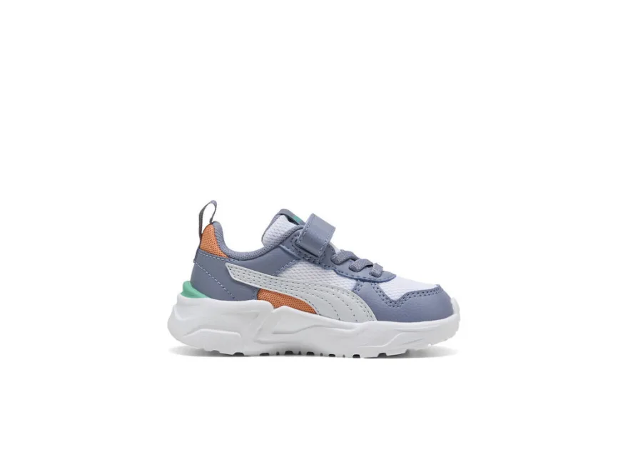 Puma Trinity 2 Lt Αθλητικά Παιδικά Παπούτσια Running με Σκρατς Γκρι