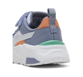 Puma Trinity 2 Lt Αθλητικά Παιδικά Παπούτσια Running με Σκρατς Γκρι
