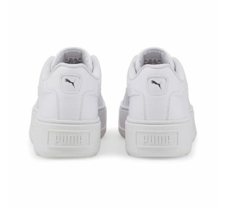 Puma Carmen Γυναικεία Flatforms Sneakers Λευκά