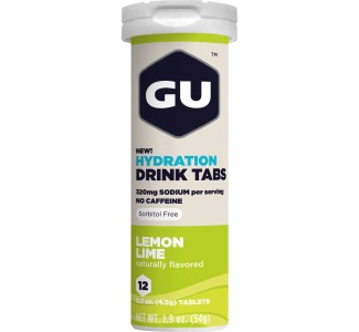 GU Hydration Drink με Γεύση Lemon Lime 12 αναβράζοντα δισκία