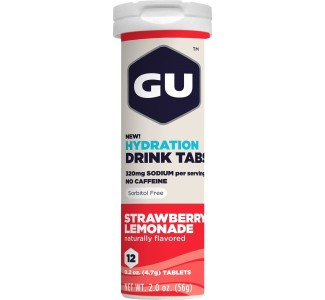GU Hydration Drink με Γεύση Strawberry Lemonade 12 αναβράζοντα δισκία