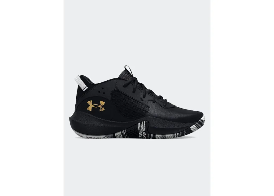 Under Armour Αθλητικά Παιδικά Παπούτσια Μπάσκετ Lockdown 6 Μαύρα