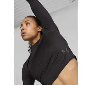 Puma Γυναικείο Crop Top Μαύρο