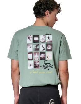 Body Action T-shirt Πράσινο