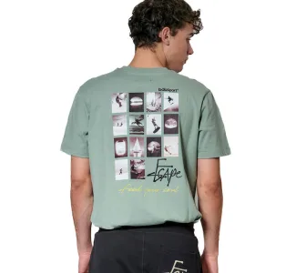Body Action T-shirt Πράσινο