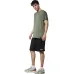 Body Action Αθλητικό T-shirt Χακί