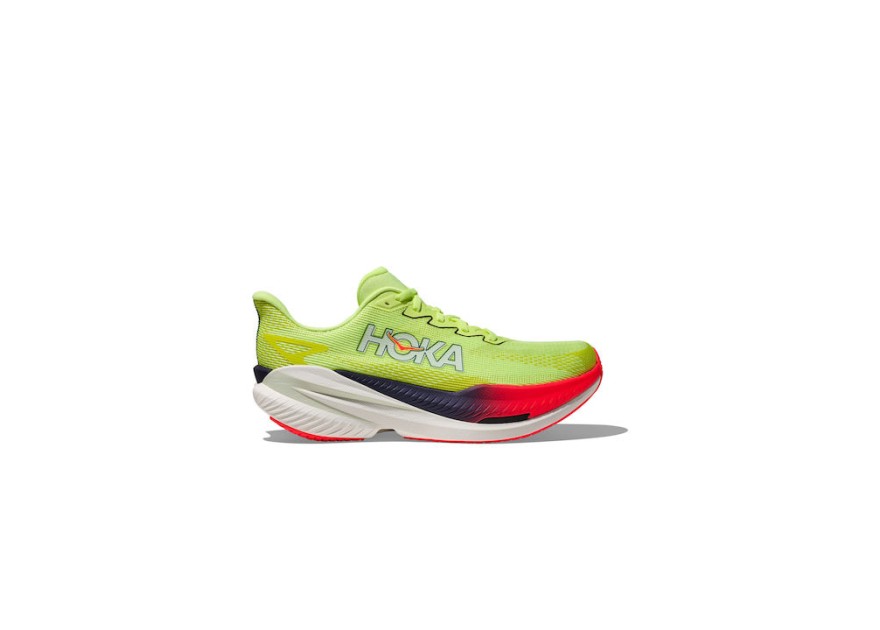 HOKA Mach X Ανδρικά Αθλητικά Παπούτσια Running Neon Yuzu / Squid Ink