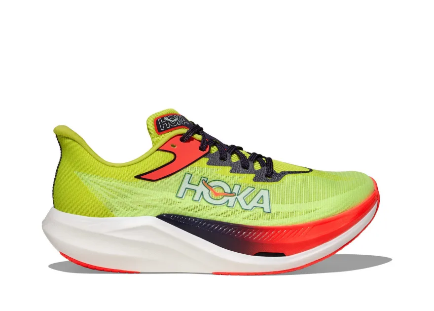 HOKA Rocket X 3 Ανδρικά Αθλητικά Παπούτσια Running Neon Yuzu / Squid