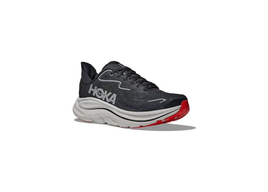 HOKA Clifton 10 Ανδρικά Αθλητικά Παπούτσια Running Μαύρα