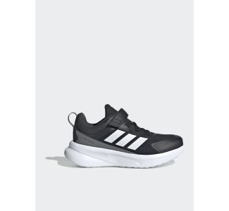 Adidas Fortarun 4.0 Αθλητικά Παιδικά Παπούτσια Running με Σκρατς Μαύρα