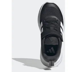 Adidas Fortarun 4.0 Αθλητικά Παιδικά Παπούτσια Running με Σκρατς Μαύρα