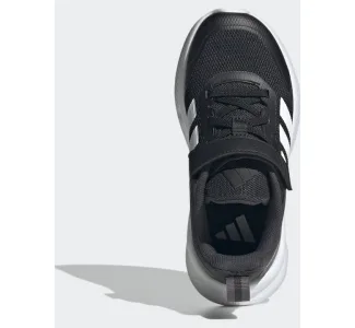 Adidas Fortarun 4.0 Αθλητικά Παιδικά Παπούτσια Running με Σκρατς Μαύρα