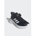 Adidas Fortarun 4.0 Αθλητικά Παιδικά Παπούτσια Running με Σκρατς Μαύρα