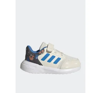 AdidasTensaur Run 3.0 El Αθλητικά Παιδικά Παπούτσια Running με Σκρατς Λευκά