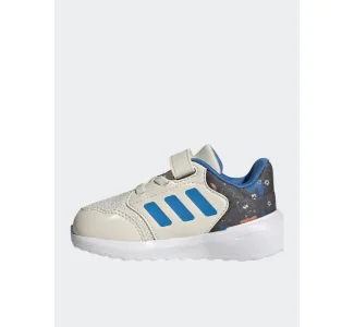 AdidasTensaur Run 3.0 El Αθλητικά Παιδικά Παπούτσια Running με Σκρατς Λευκά
