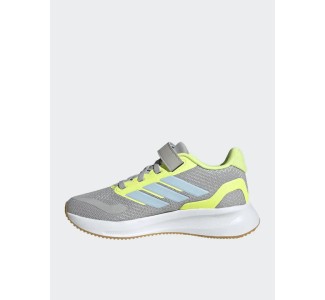 Adidas Runfalcon 5 El C Αθλητικά Παιδικά Παπούτσια Running με Σκρατς Γκρι