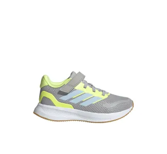 Adidas Runfalcon 5 El C Αθλητικά Παιδικά Παπούτσια Running με Σκρατς Γκρι