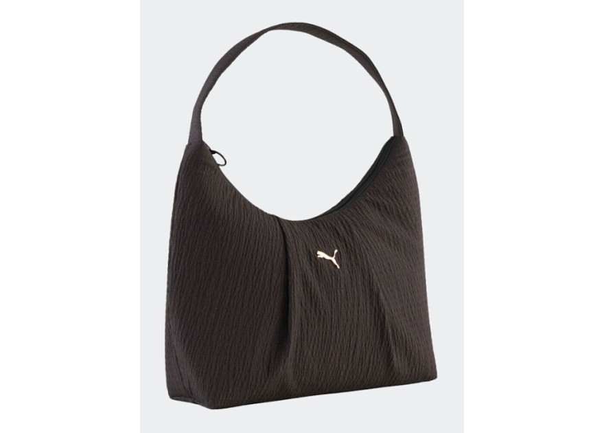 PUMA Up Slouchy Hobo Γυναικεία Τσάντα Ώμου Μαύρη