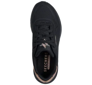 Skechers Uno Lite Γυναικεία Sneakers Μαύρα