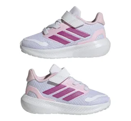 Adidas Runfalcon 5 El I Αθλητικά Παιδικά Παπούτσια Running με Σκρατς Λιλά