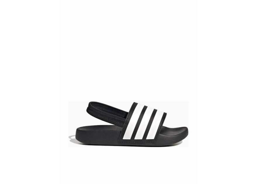 Adidas Παιδικές Σαγιονάρες Slides Μαύρες Adilette Estrap