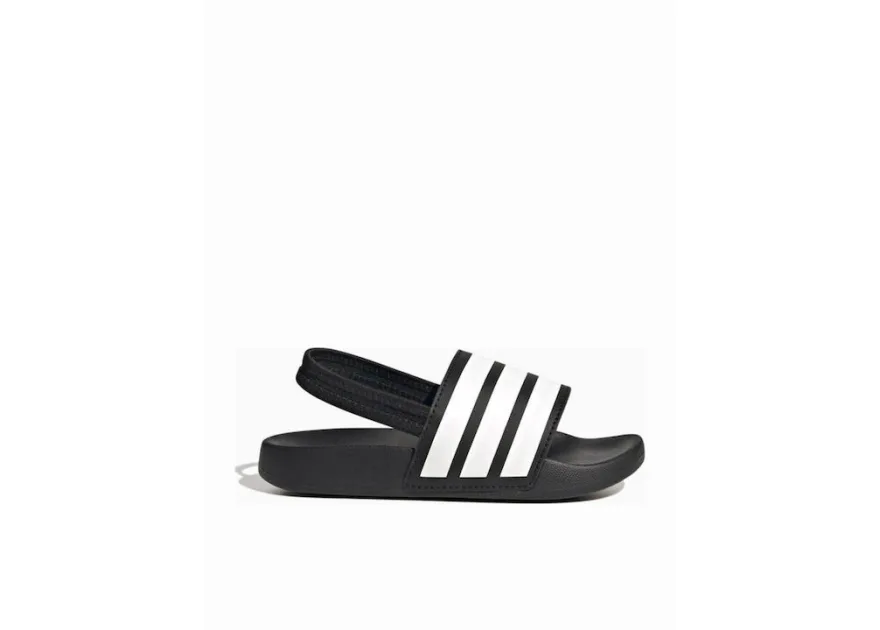 Adidas Παιδικές Σαγιονάρες Slides Μαύρες Adilette Estrap