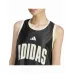 Adidas Γυναικεία Αθλητική Μπλούζα Αμάνικη Μαύρο