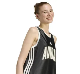 Adidas Γυναικεία Αθλητική Μπλούζα Αμάνικη Μαύρο