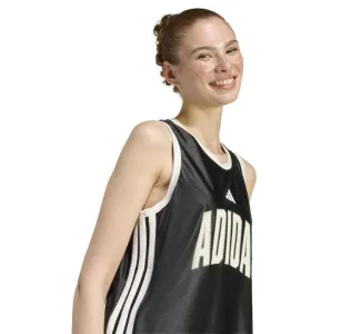 Adidas Γυναικεία Αθλητική Μπλούζα Αμάνικη Μαύρο