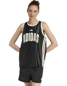 Adidas Γυναικεία Αθλητική Μπλούζα Αμάνικη Μαύρο