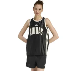 Adidas Γυναικεία Αθλητική Μπλούζα Αμάνικη Μαύρο