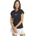 Adidas Essentials Linear Γυναικείο T-shirt Μαύρο